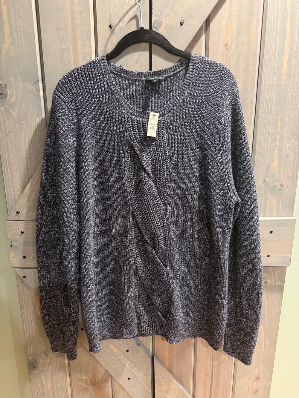 NWT Talbots XL Marled Cotton Knit Sweater